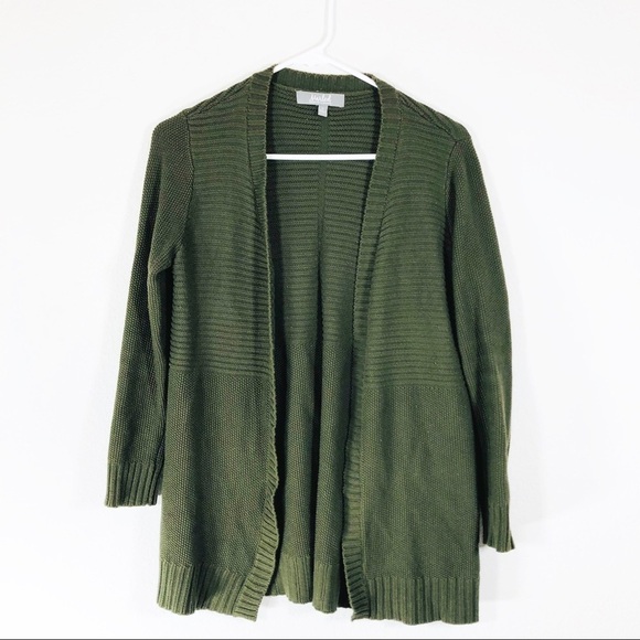 🔥MOVING SALE🔥 Marled Reunited green open front cardigan Small - Picture 1 of 7